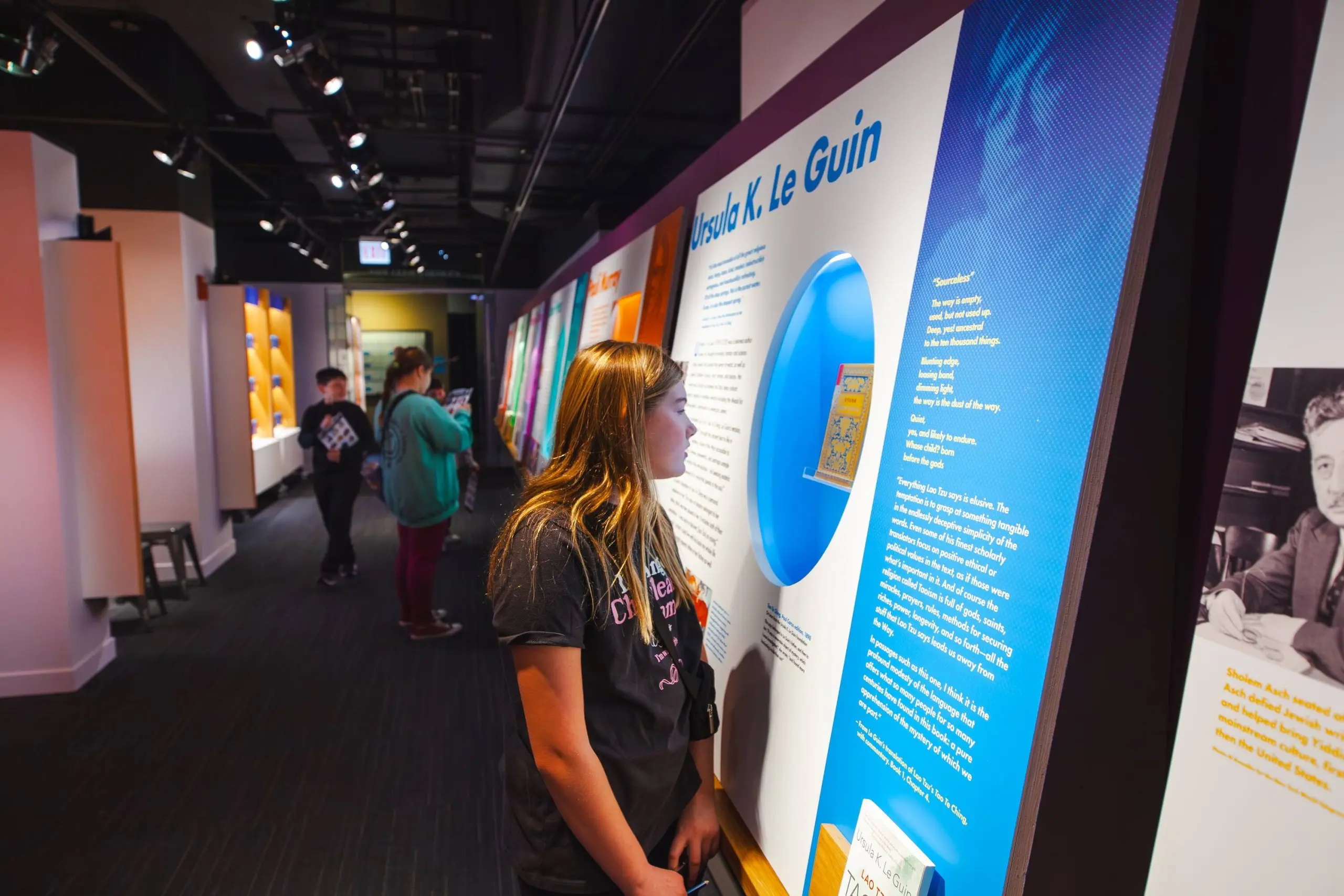 Artifacts and archival materials on display