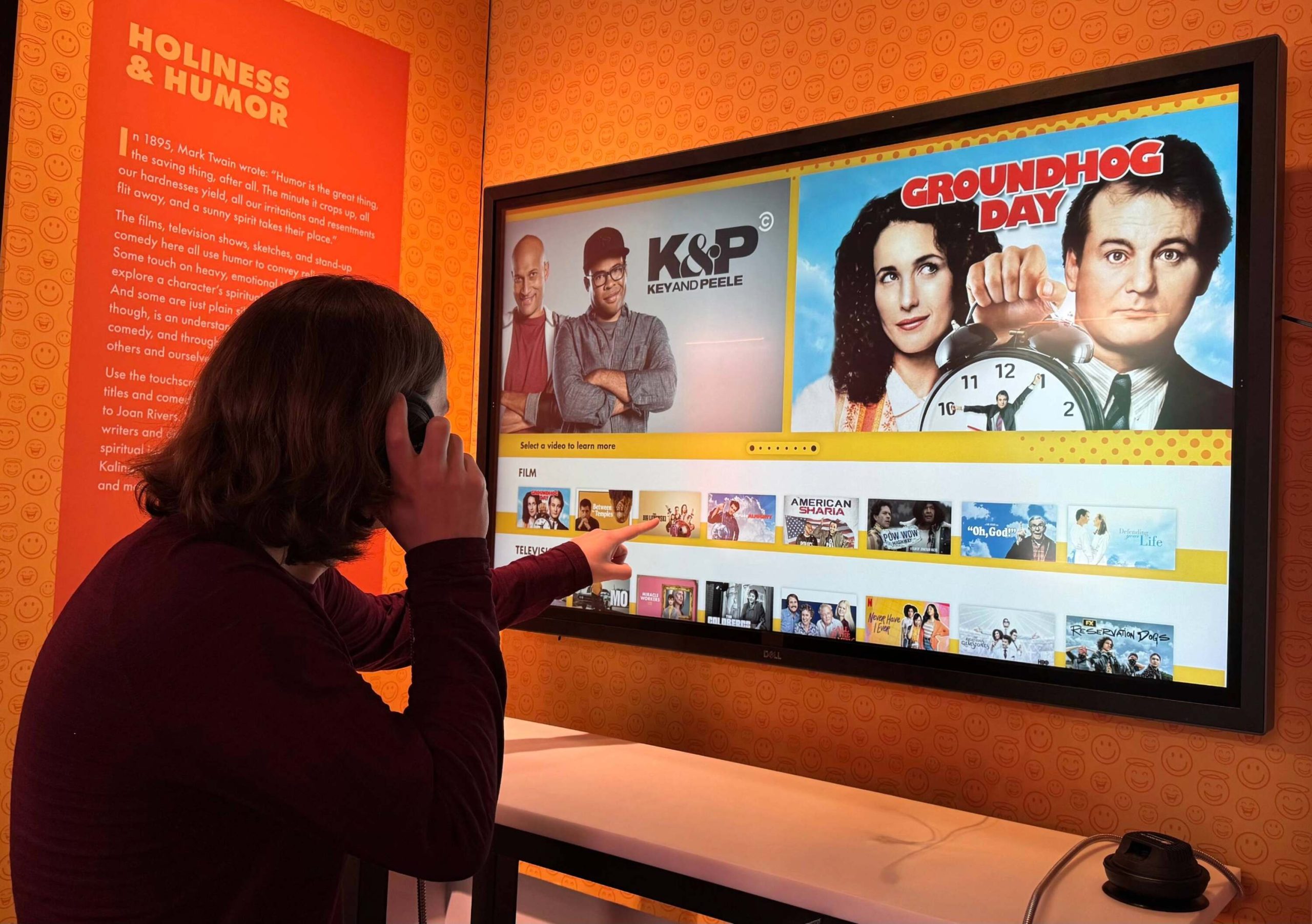 Students participating in a workshop