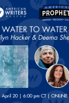 Photos of Marilyn Hacker and Deema K. Shehabi and book cover of Water to Water