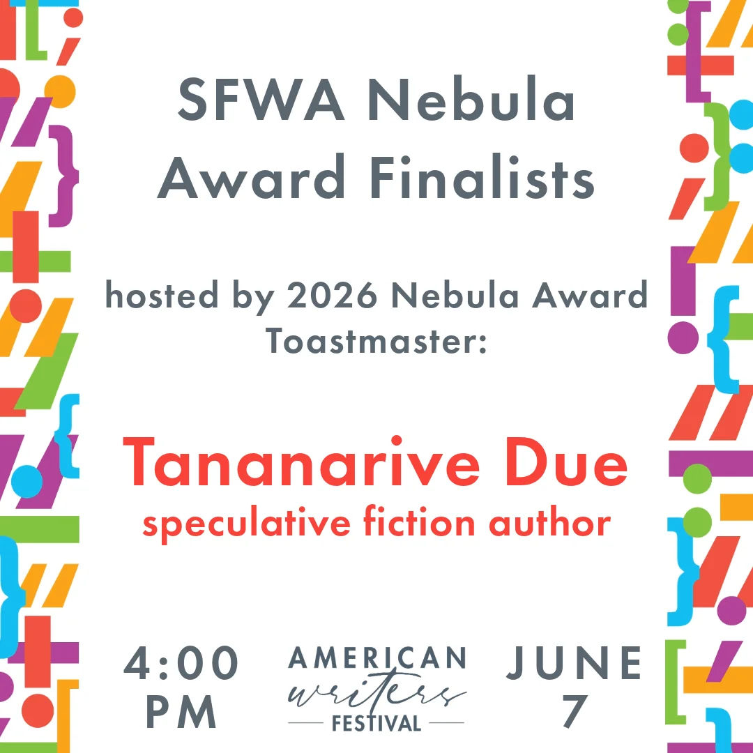 SFWA Nebula Award finalists hosted by 2026 Nebula Award Toastmaster Tananarive Due
